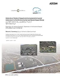 Addenda à l’étude d’impact environnemental et social