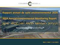 Rapport annuel de suivi environnemental - 2024