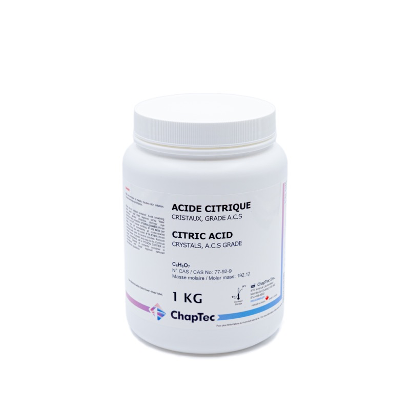 ACIDE CITRIQUE (ANHYDRE. GRADE A.C.S)