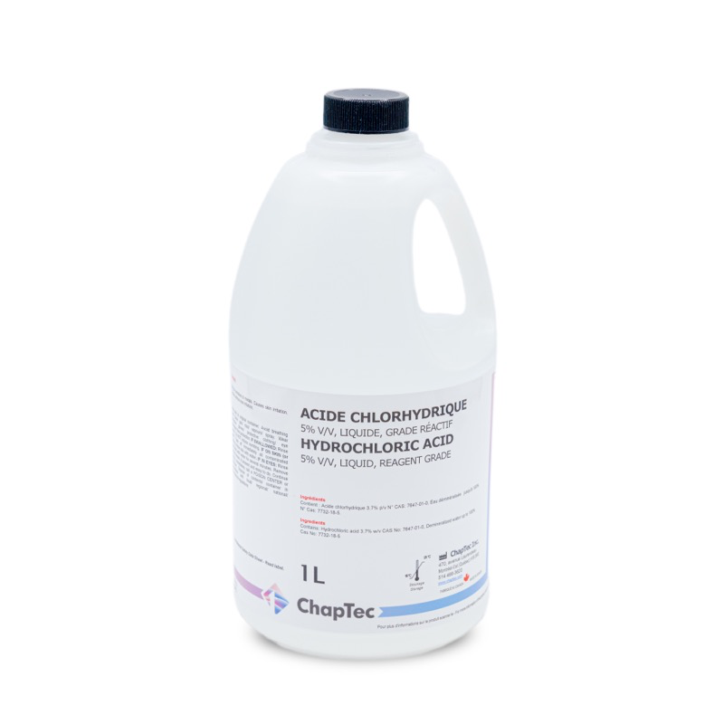 ACIDE CHLORHYDRIQUE SOLUTION AQUEUSE 5 % V/V