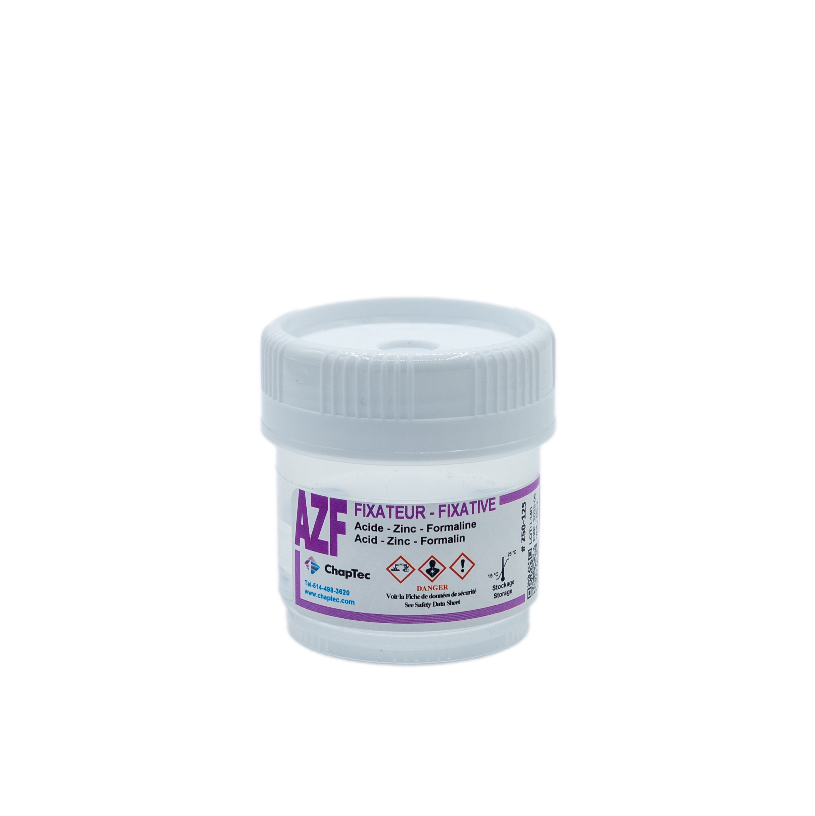 PREFILLED CONTAINERS - AZF FIXATIVE