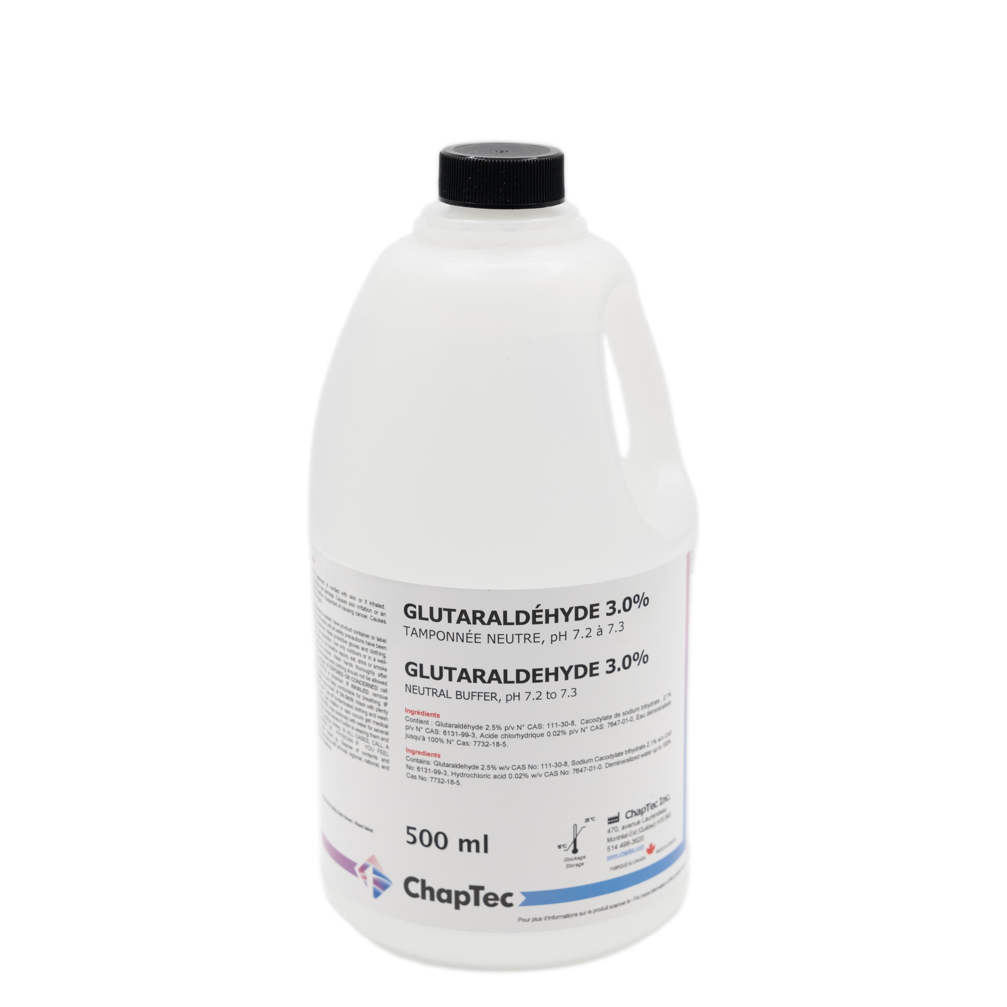 GLUTARALDÉHYDE 3.0% TAMPONNÉE NEUTRE