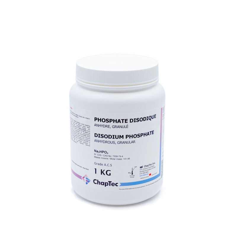 PHOSPHATE DISODIQUE (Anhydre, Granulé, Grade A.C.S)