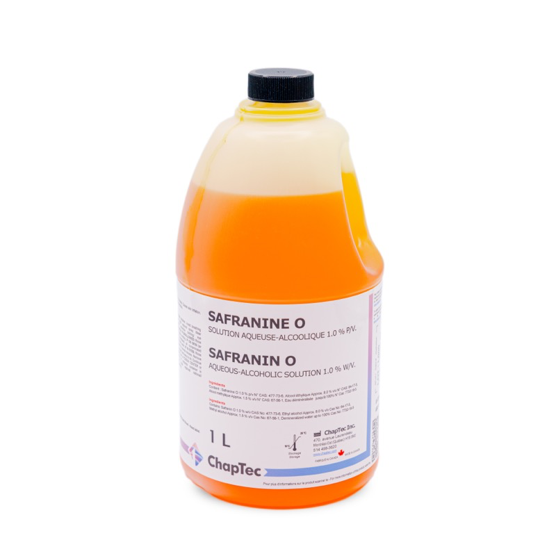 SAFRANIN O, HYDROALCOHOLIC SOLUTION 1.0% W/V