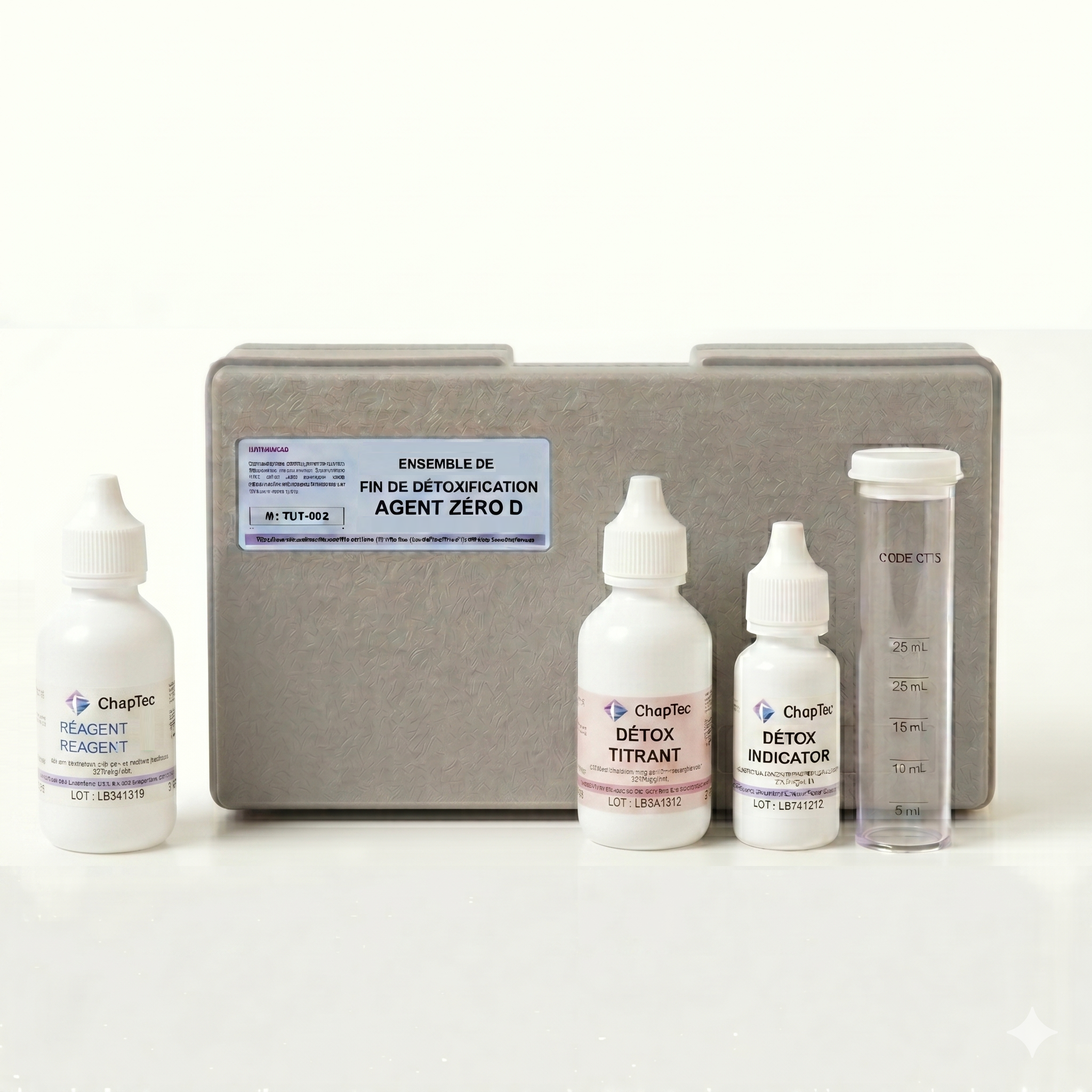 TROUSSE DE TEST DE DETOXIFICATION DE LA FORMALDEHYDE