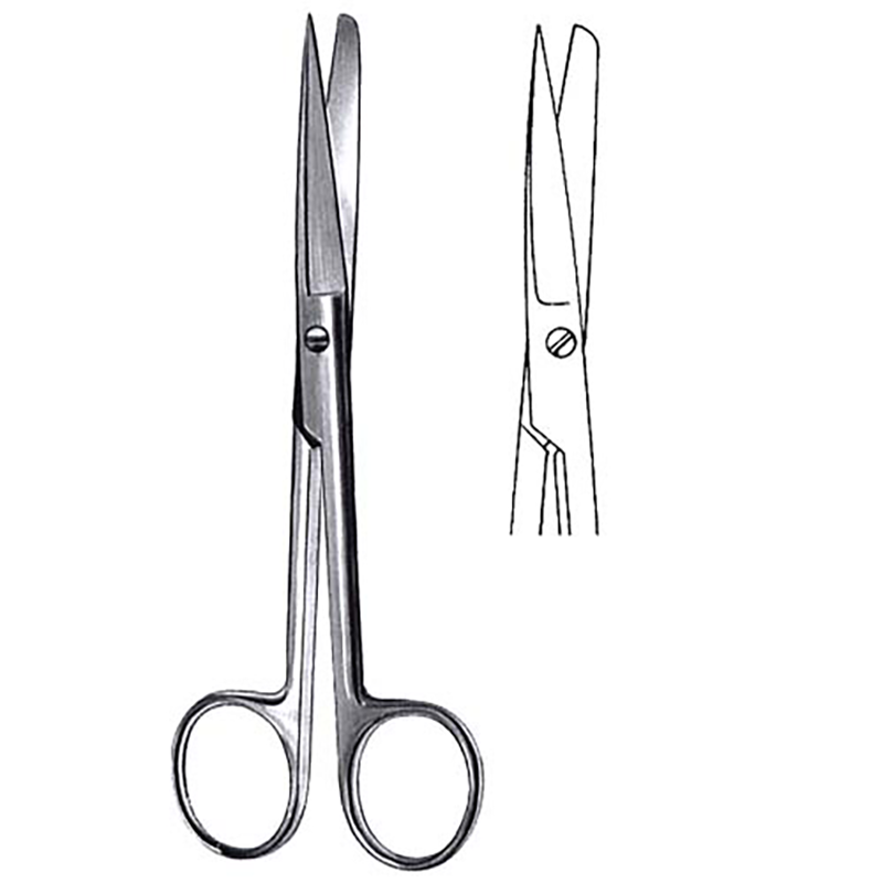 CISEAUX OPERATOIRES DROIT POINTU/MOUSSE 14.5CM PREMIUM