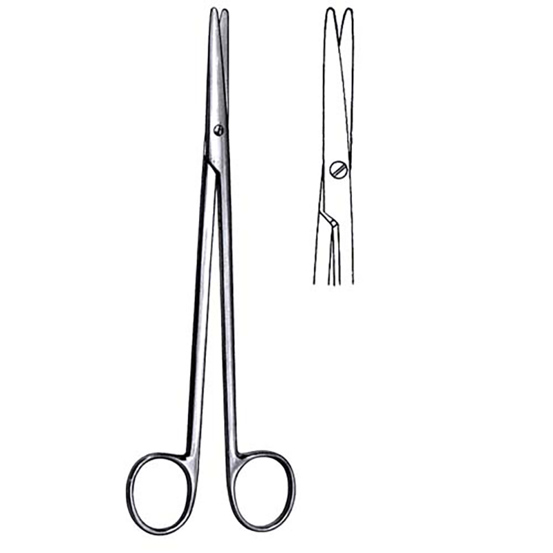 CISEAUX METZENBAUM, DROIT, MOUSSE/MOUSSE, 18CM PREMIUM