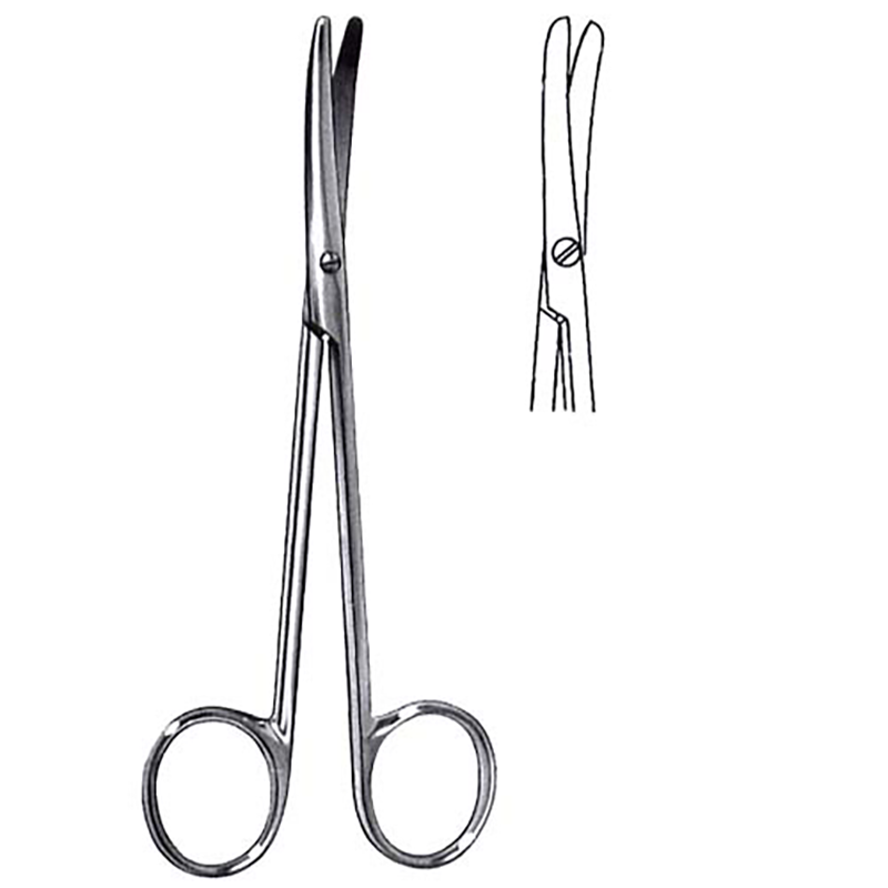 CISEAUX METZENBAUM COURBE MOUSSE/MOUSSE 14.5CM PREMIUM