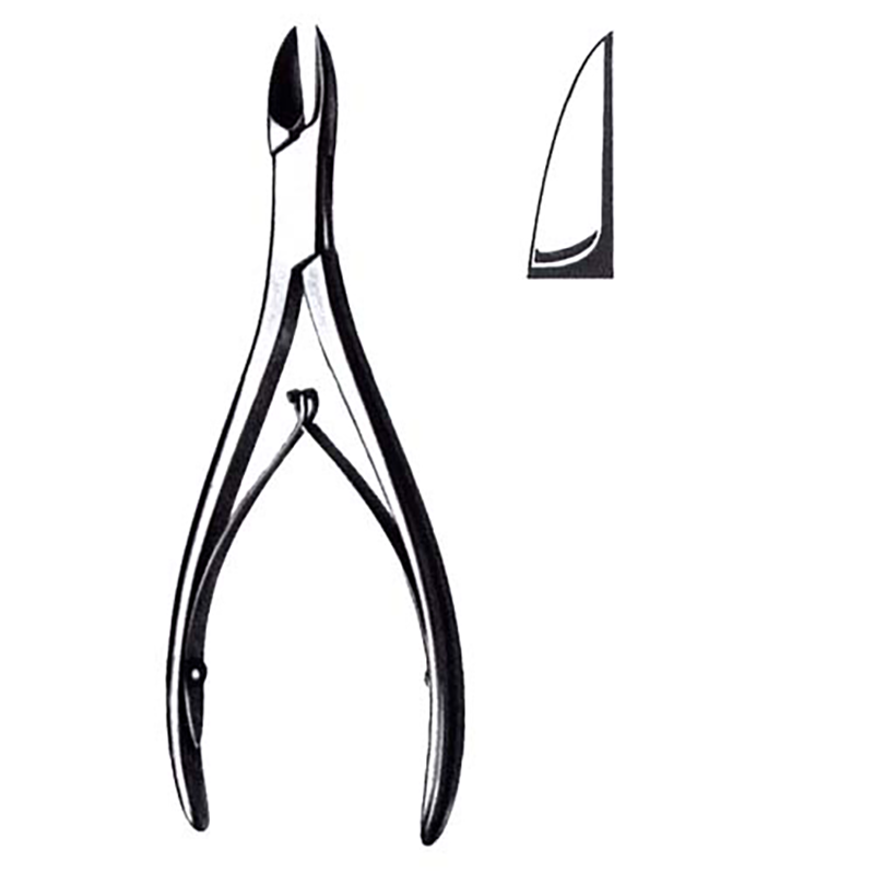 PINCE A OS COUPANTE LISTON DROITE 17CM