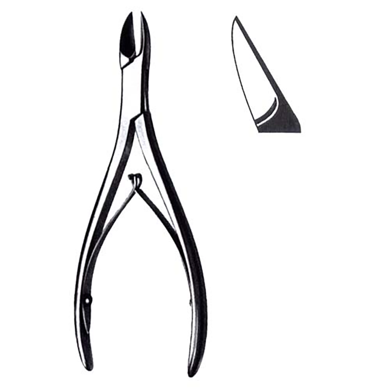 PINCE A OS COUPANTE LISTON COURBE 17CM