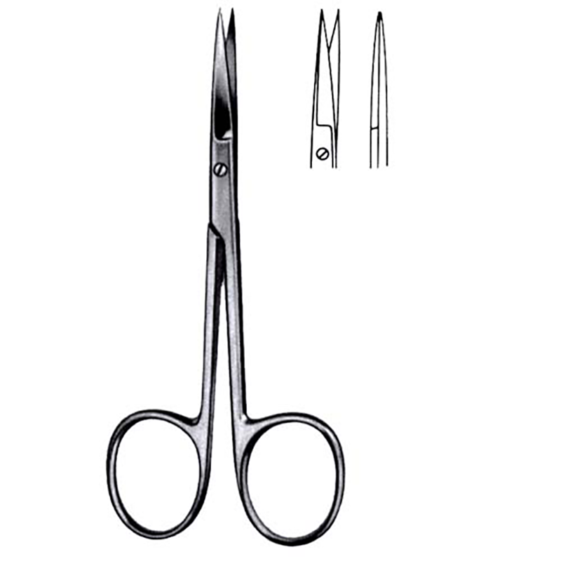 CISEAUX IRIS TIGE CARREE DROIT 11.5CM