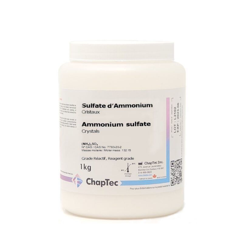 Sulfate d'ammonium, anhydre, grade réactif