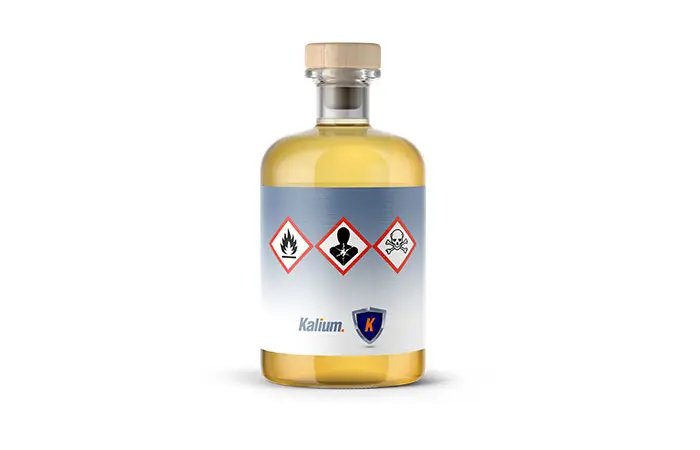 Bouteille de produit chimique
