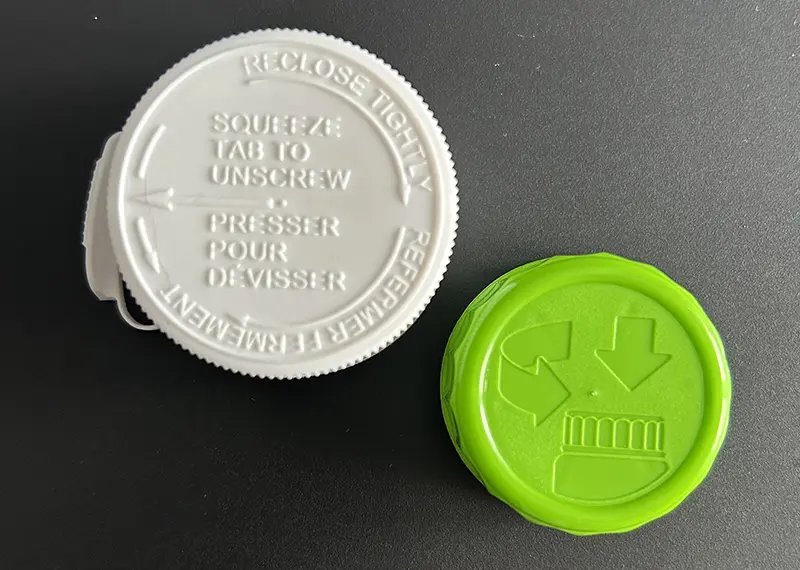 Child-resistant container caps