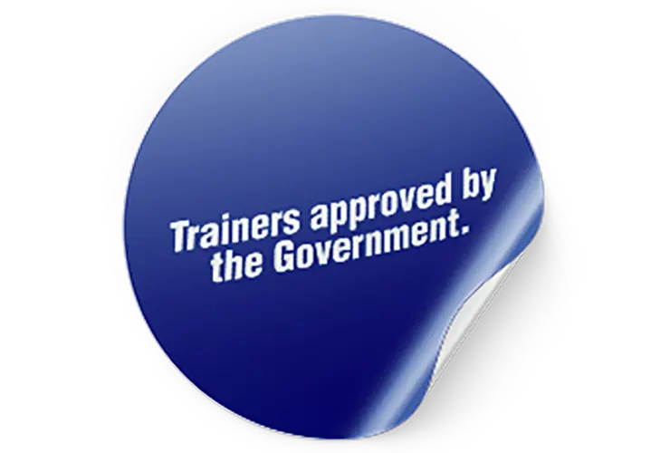 Trainers approved by the Government