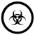 Picotogramme matières infectieuses présentant un danger biologique
