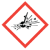 Pictogramme bombe explosant