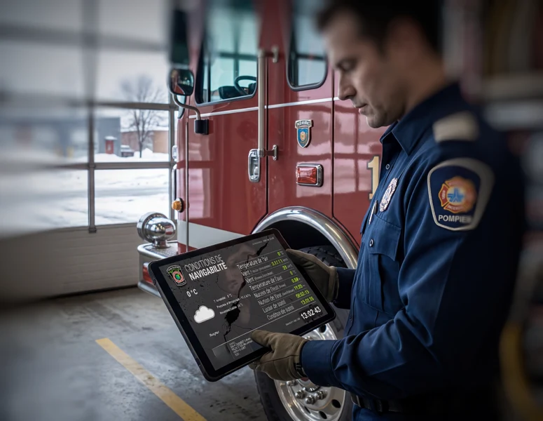 Affichage dynamique num&eacute;rique pour les services d'urgence municipaux : numerik.tv