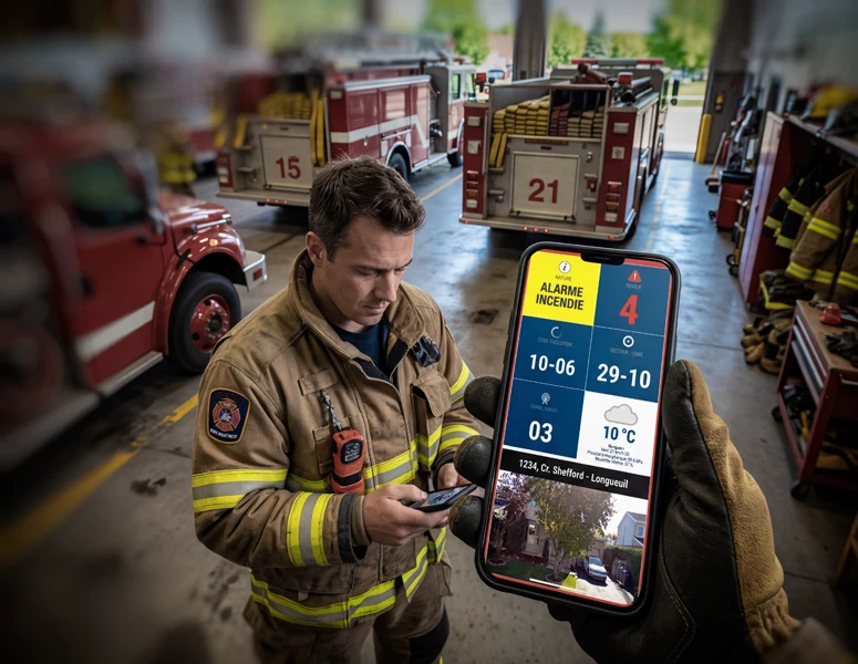 Affichage dynamique num&eacute;rique pour les services d'urgence municipaux : numerik.tv