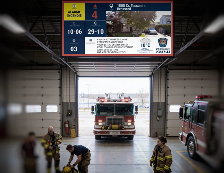 Affichage dynamique num&eacute;rique pour les services d'urgence municipaux : numerik.tv