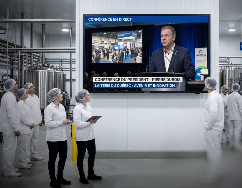 Affichage num&eacute;rique dynamique pour les industries manufacturi&egrave;res, usines et entrep&ocirc;ts : numerik.tv