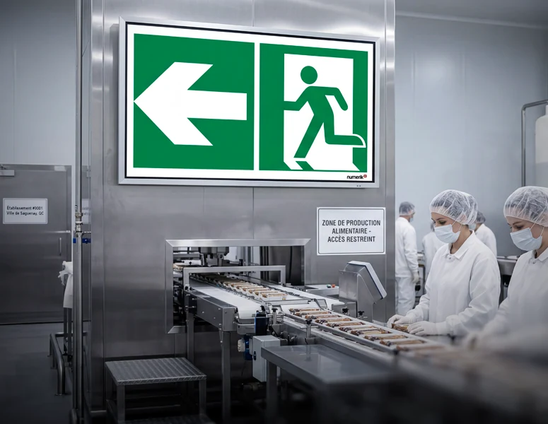 Affichage num&eacute;rique dynamique pour les industries manufacturi&egrave;res, usines et entrep&ocirc;ts : numerik.tv