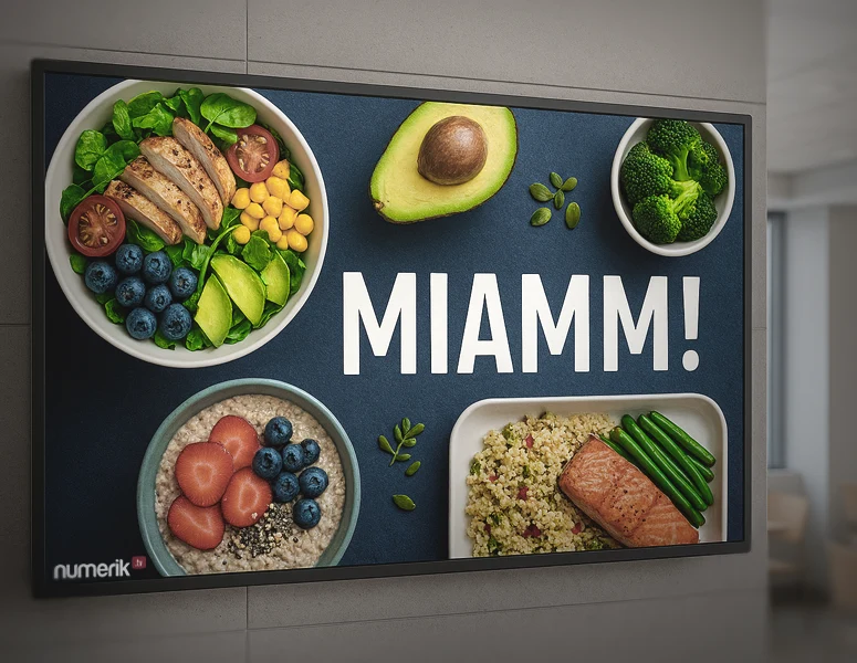 Affichage dynamique numérique pour le secteur de la restauration : numerik.tv