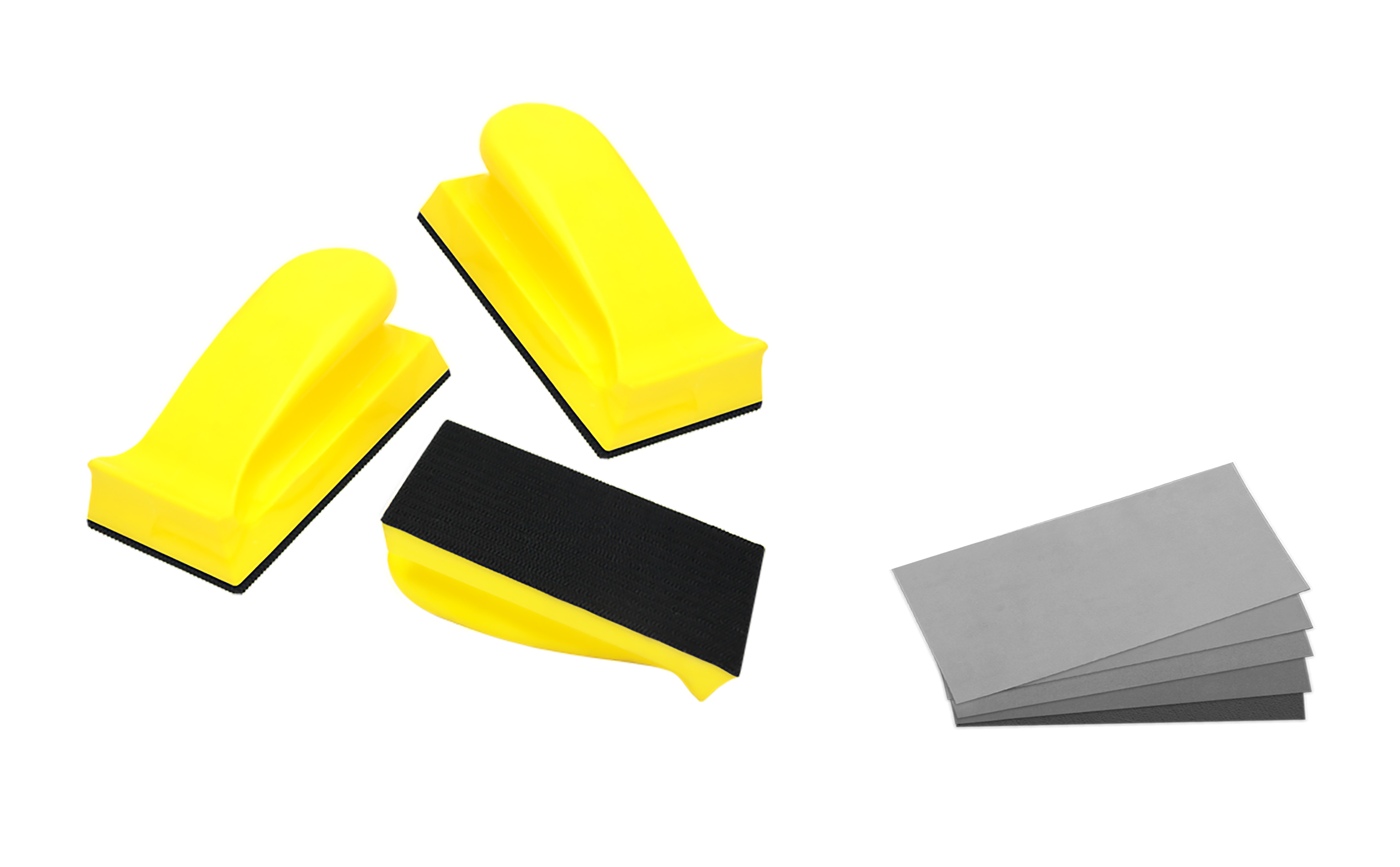 Finger Sanding Blocks Velcro Type Kit