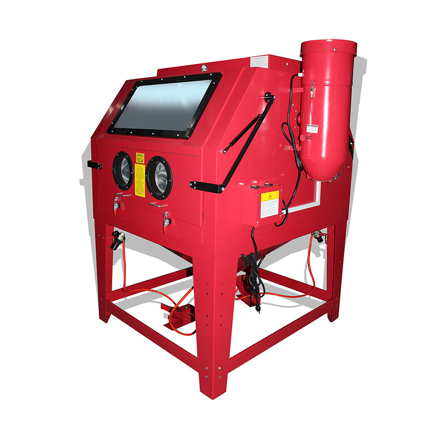 Industrial Sand Blaster Cabinet with Dual Work Position 2 Man #1200L With  Free Air Alteration Dust Collector System