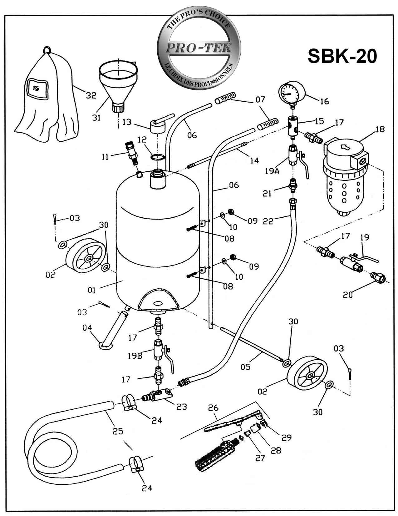 Trumans Inc Sandblaster Parts 27 - 5zkq55n