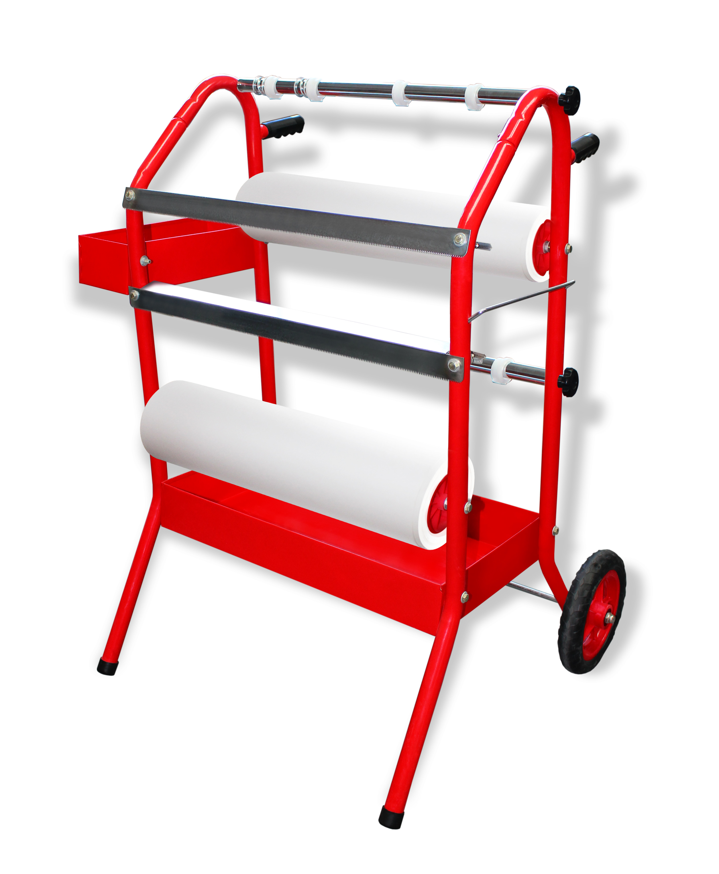 thumbnail image 2 of 18" Masking Paper Machine Portable Step Stool With Stand – For Auto Body Shops 2 of 3